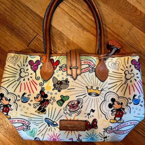 Dooney & Bourke Disney Parks Sketch Tote - Picture 1 of 8